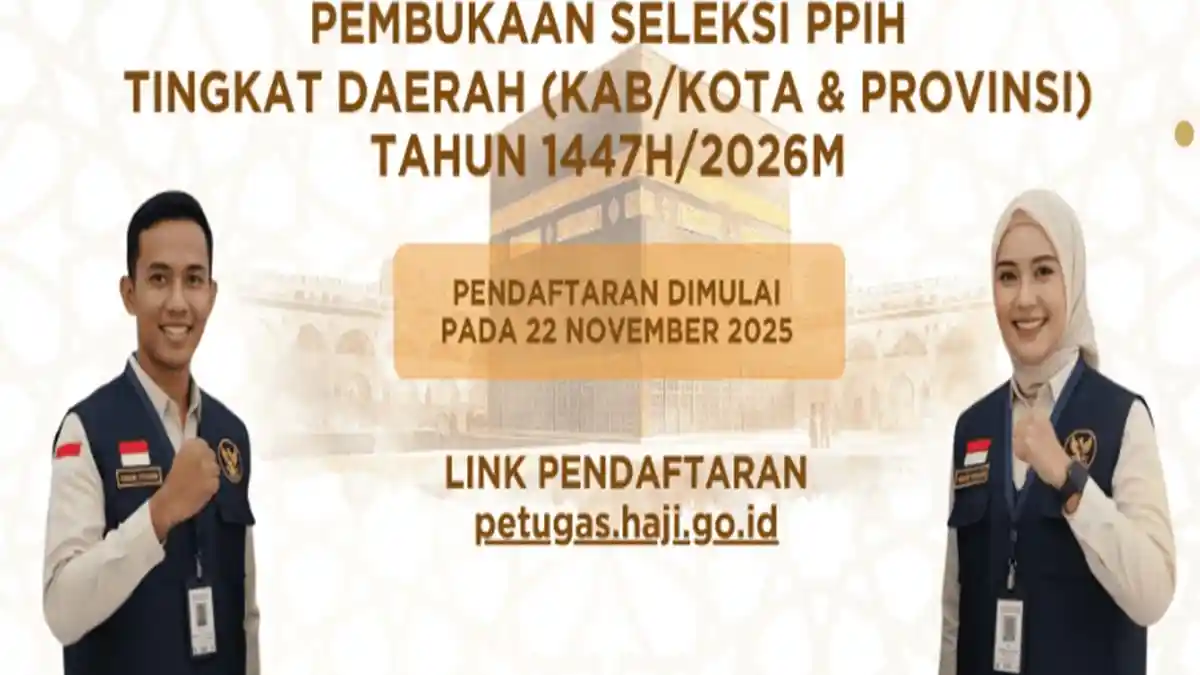 Pendaftaran Petugas Haji 2026 Dibuka: Cek Syarat dan Jadwal Lengkap PPIH 1447 H