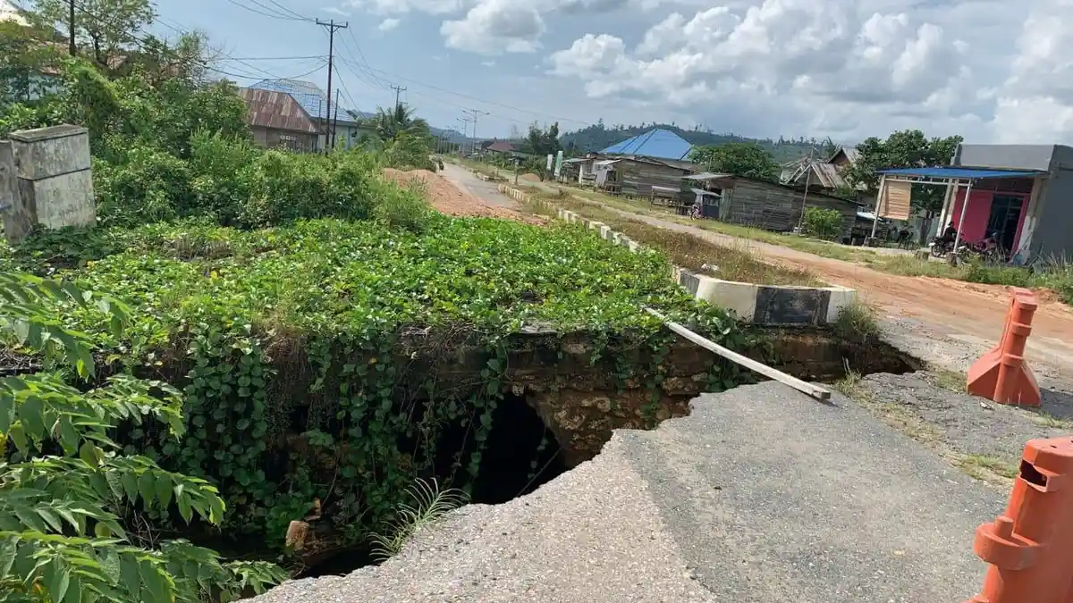 Jembatan Ambruk di Desa Bobong Taliabu Tak Kunjung Diperbaiki, Pernah Makan Korban