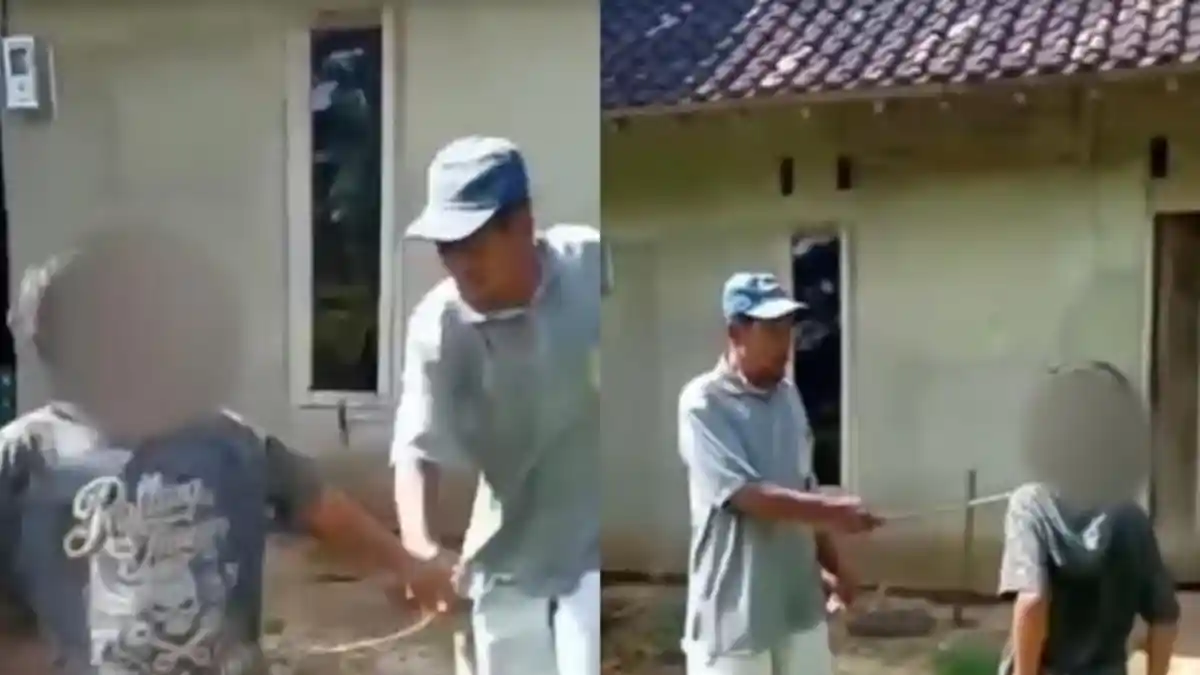 Viral Kakek Aniaya Bocah 11 Tahun, Pelaku Kesal Sang Anak Ambil 2 Kelapa Muda Tanpa Izin