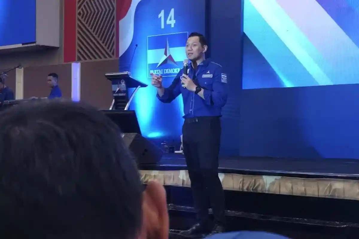 Pengin Kembali ke Pemerintahan, AHY Minta Kader Demokrat Sulsel Menangkan Prabowo-Gibran