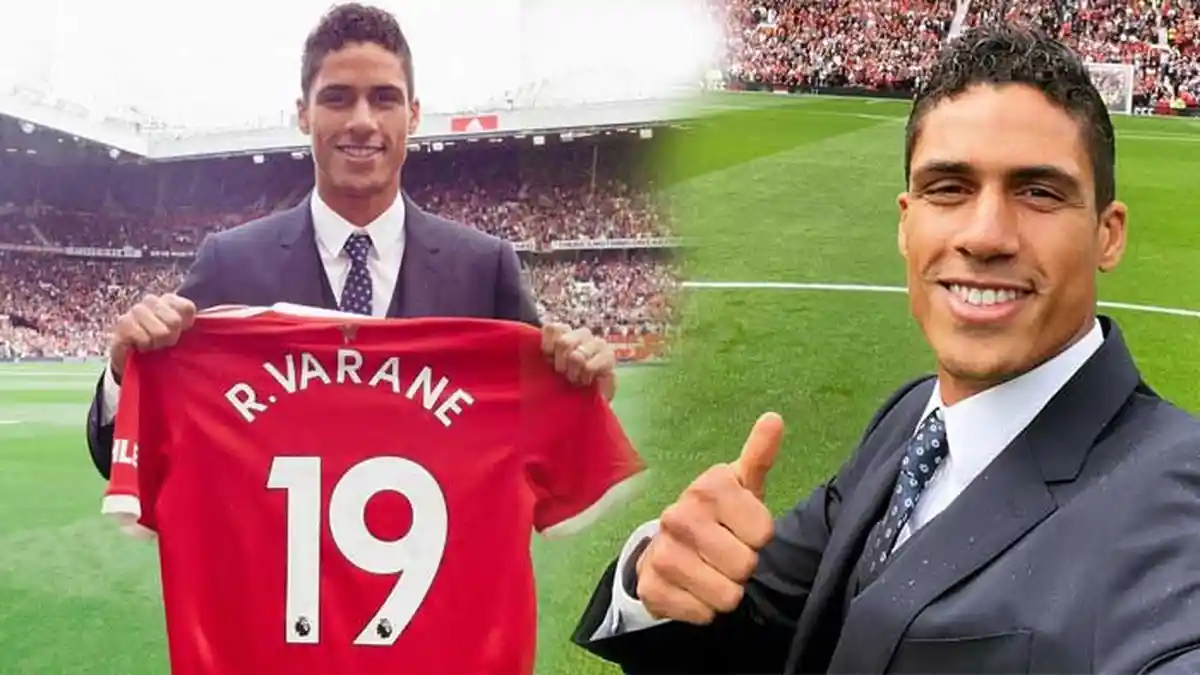 Video Manchester United Perkenalkan Raphael Varane di Old Trafford