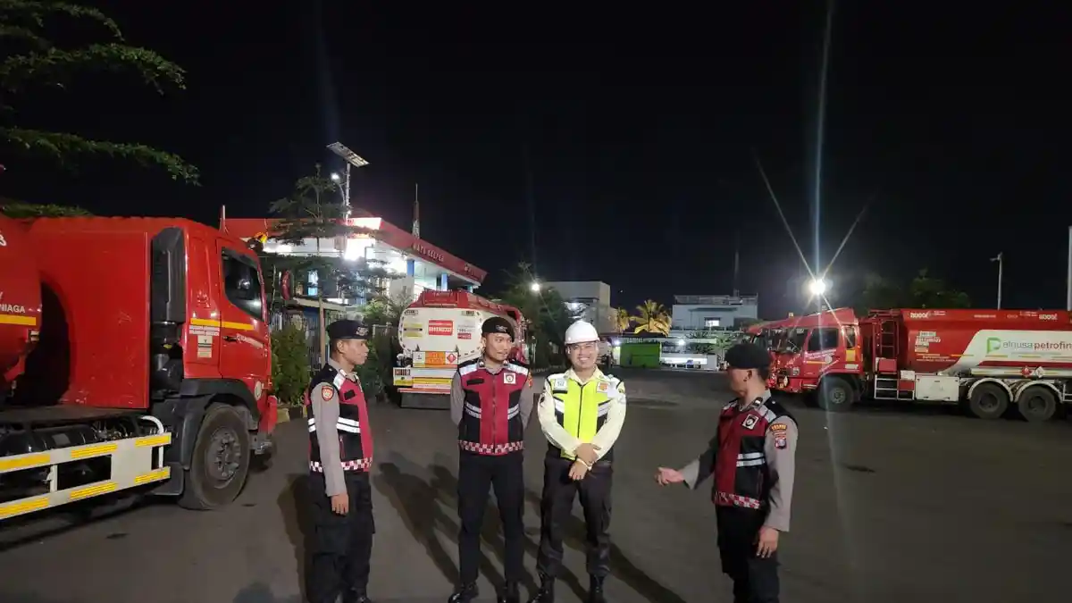 Amankan Objek Vital Nasional, Sat Samapta Polres Sibolga Intensifkan Pengamanan Terminal Pertamina