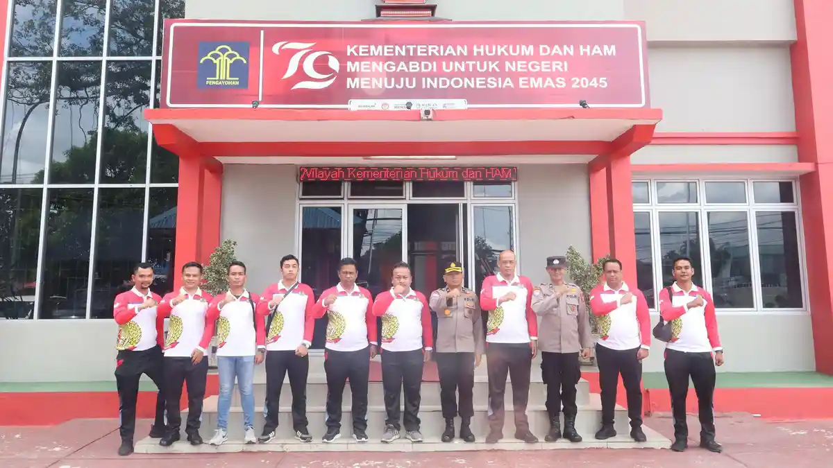 Wujud Sinergitas, Lapas Pancur Batu Kedatangan Binmas Polda Sumut