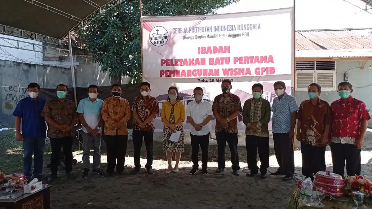 Hadiri Peletakan Batu Pertama Pembangunan Wisma GPID, Hadianto: Gereja Adalah Mitra Pemerintah