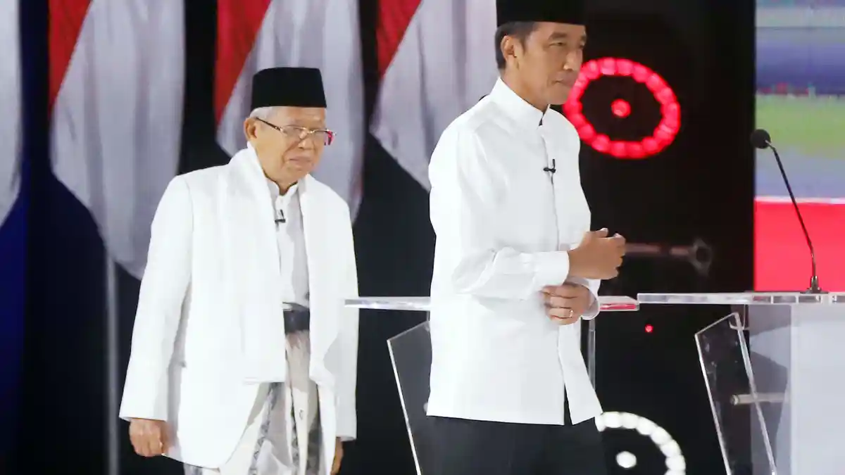Real Count KPU Data 67,65 Persen, Suara Jokowi-Ma'ruf Kian Melejit