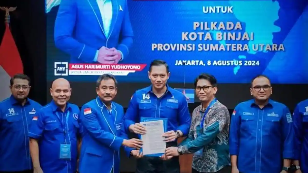 Didukung Demokrat dan PPP, Amir Hamzah-Hasanul Jihadi Berlayar di Pilkada Binjai