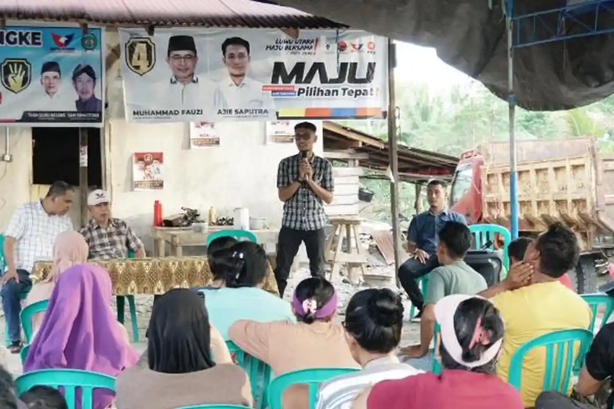 Warga Desa Pute Mata Siap Menangkan Fauzi-Ajie di Pilkada Luwu Utara