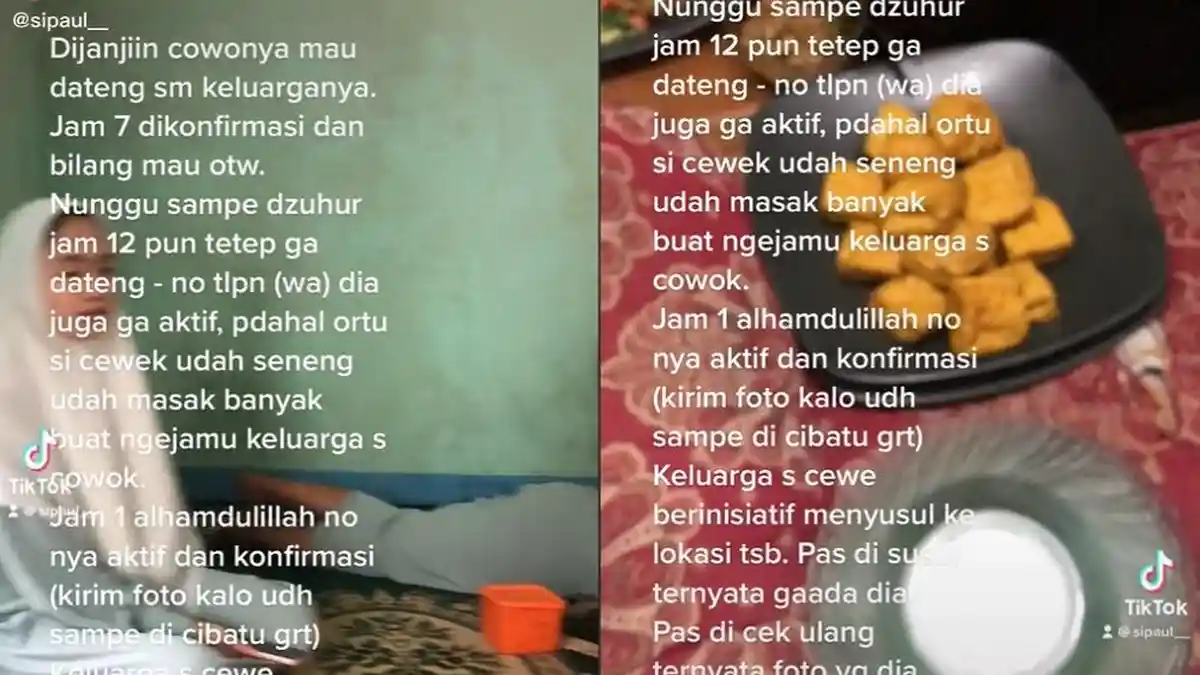 Persiapan Sudah Siap, Wanita Ini Batal Dilamar, Ditunggu Tak Datang Ternyata Kekasih Bohong