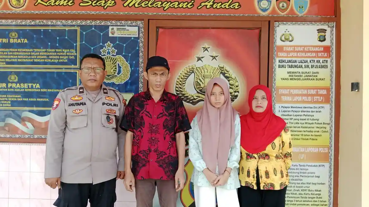 Polsek Gunung Malela Bantu Pencarian, Remaja Hilang Berhasil Ditemukan