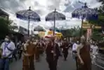 Khidmat Perayaan Waisak di Candi Borobudur