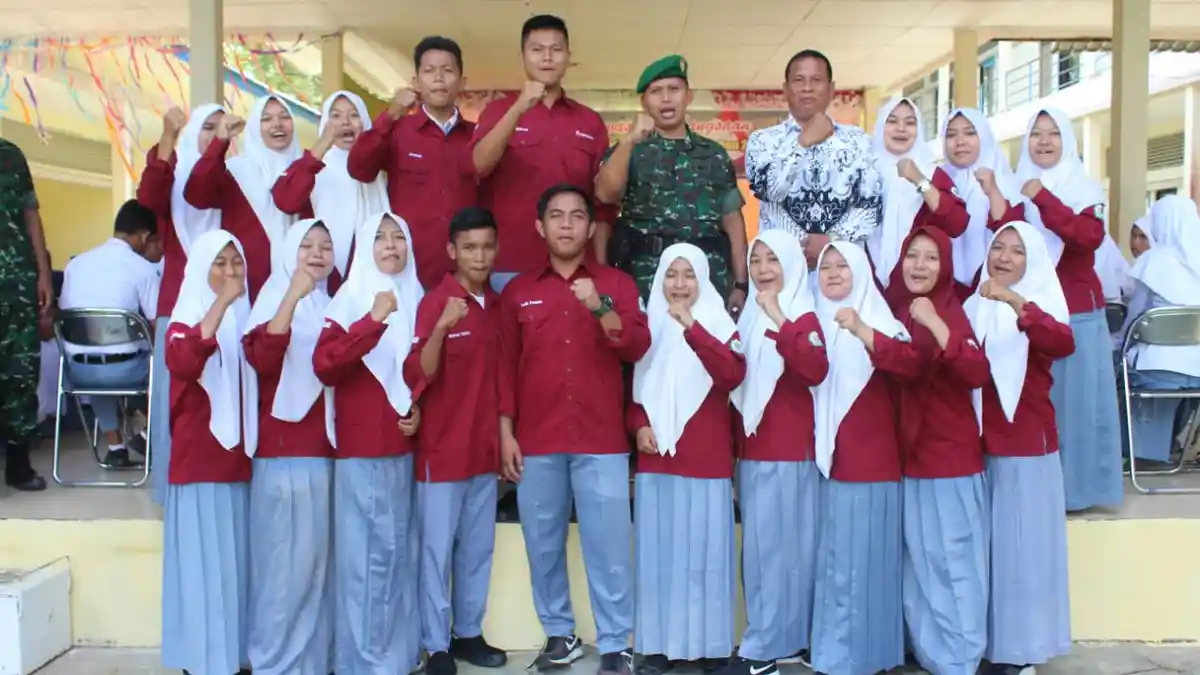 Dandim Nagan Raya Bekali Siswa SMA Bunga Bangsa soal Wawasan Kebangsaan