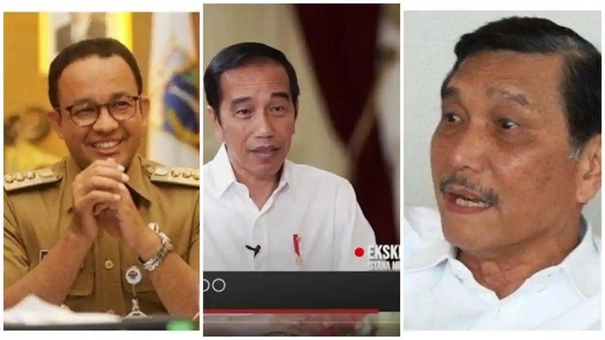 Jokowi Ingatkan Luhut Binsar, Imbas Beda Pendapat dengan Anies Baswedan Soal Ojol saat PSBB Jakarta