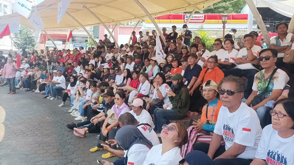 Peringatan May Day di TKB Manado, 1500 an Buruh Hadir
