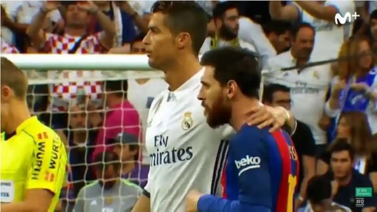 Ini Isi Obrolan Messi dan Ronaldo Sebelum Laga El Clasico Dimulai