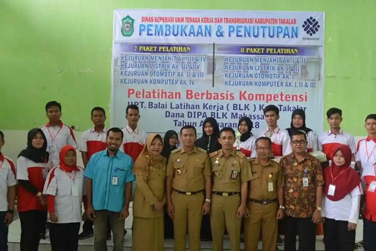 Balai Latihan Kerja Takalar Gelar 8 Paket Pelatihan Berbasis Kompetensi