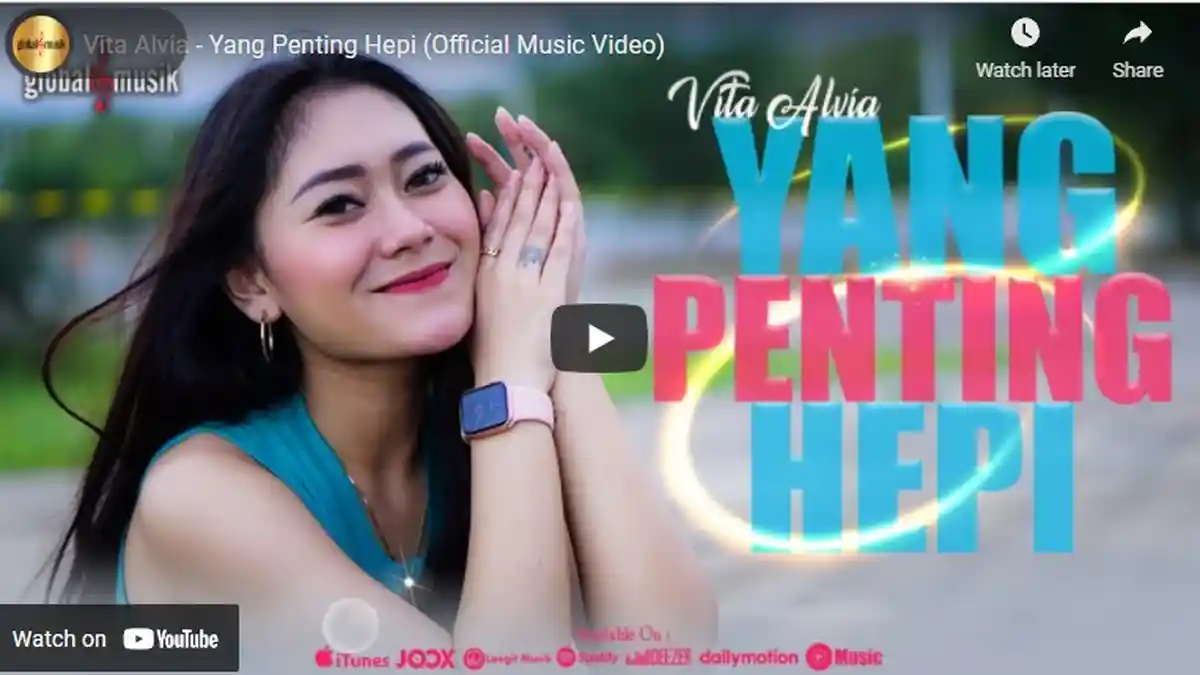 Chord Kunci Gitar dan Lirik Yang Penting Happy Vita Alvia