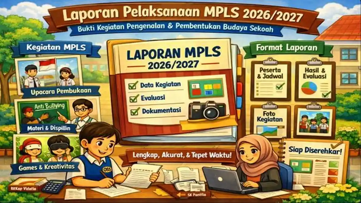 Contoh Laporan Pelaksanaan MPLS 2026 untuk Jenjang SD, SMP Hingga SMA/SMK