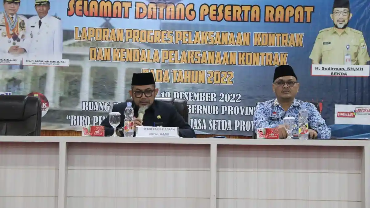 Sekda Sudirman: PPK Harus Kuasai Perjanjian Kerja
