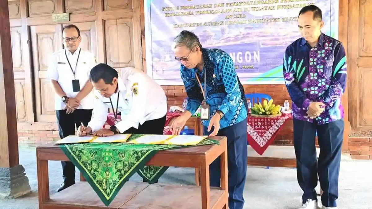 Klaten dan Sleman Sepakati Pengelolaan Bersama Sumber Air Sungai Bebeng