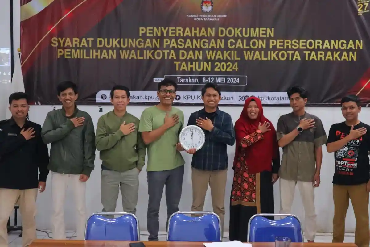 KPU Umumkan Tidak Ada Bakal Paslon Maju Jalur Perseorangan di Pilkada Tarakan, Pendaftaran Ditutup