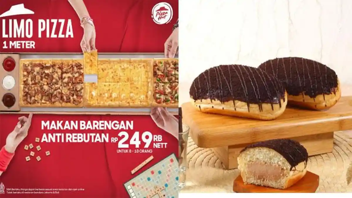 Promo Makanan 6 Agustus 2022, Ada Pizza Hut KFC McD JCO Dunkin Donuts BreadTalk Hokben Chatime A&W