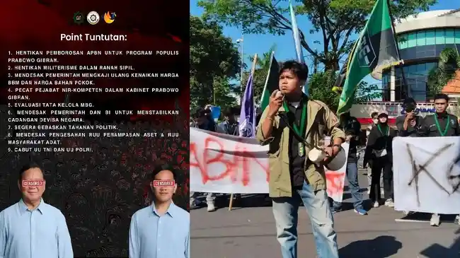 Bukan Cuma 4 Poin, Demo Mahasiswa UIN Sunan Ampel Surabaya Bawa 9 Tuntutan untuk Pemerintah dan DPR