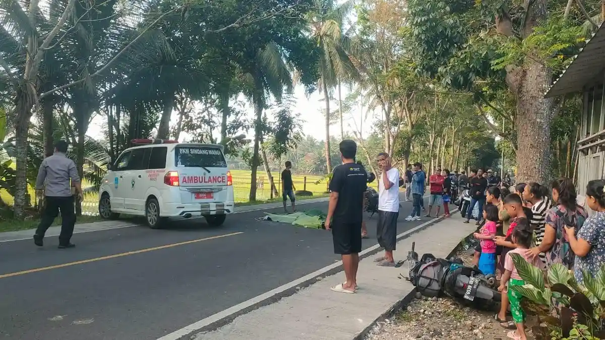 Jebred! Dua Orang Tewas Tergeletak di Jalan Raya Padaherang Pangandaran Pagi Ini