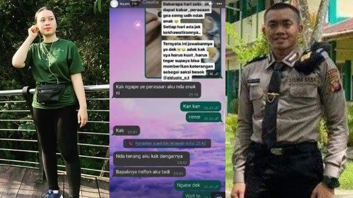 'BAHAGIA Adek Dicintai' Curhat Pacar Bripda Ignatius Usai Pacarnya Ditembak: Beber Pesan Terakhir