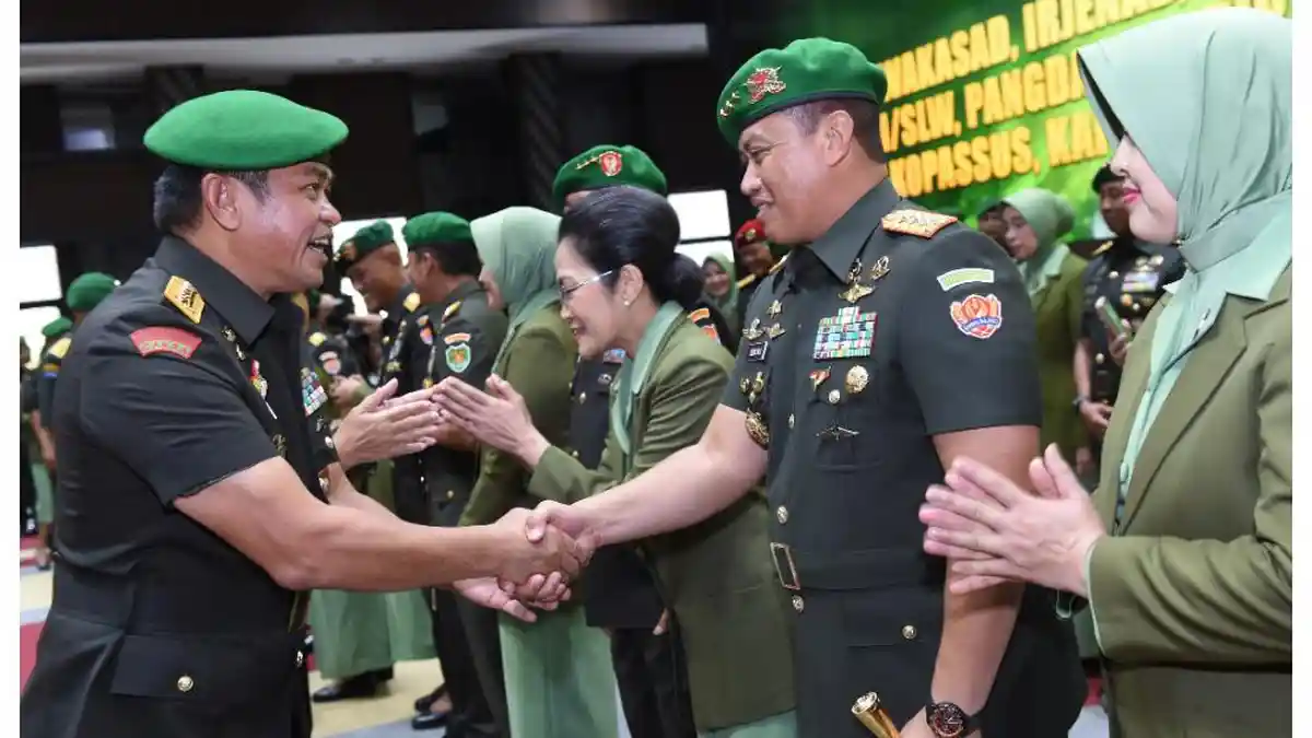 KSAD Jenderal Maruli Simanjuntak Pimpin Sertijab Wakasad dan 13 Jabatan Strategis Lainnya