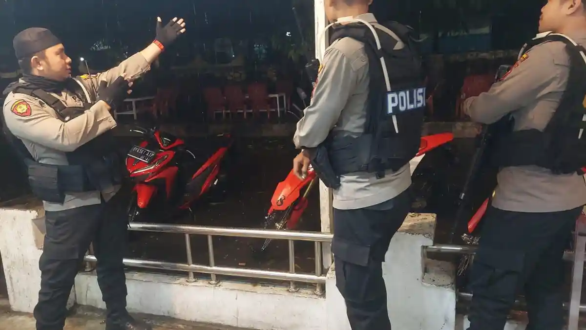 Cegah Kejahatan Jalanan, Polres Labuhanbatu Gelar Patroli Malam