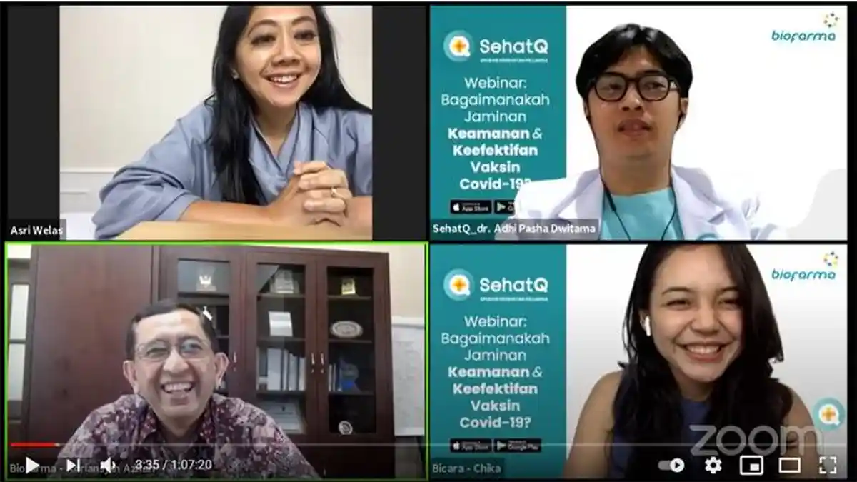 SehatQ Selenggarakan Rangkaian Webinar Vaksin Covid-19, Siap Dukung Program Vaksinasi Pemerintah