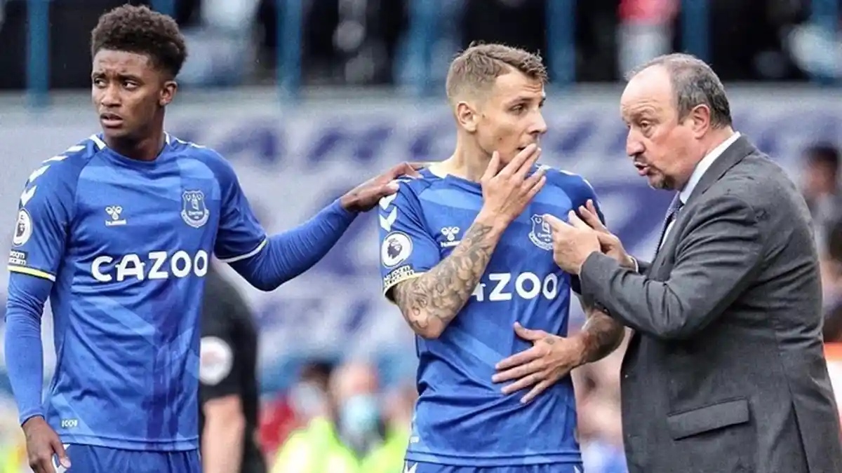 KABAR BAIK Inter Milan, Rafael Benitez Isyaratkan Pemain Ini tak Dibutuhkan Lagi oleh Everton