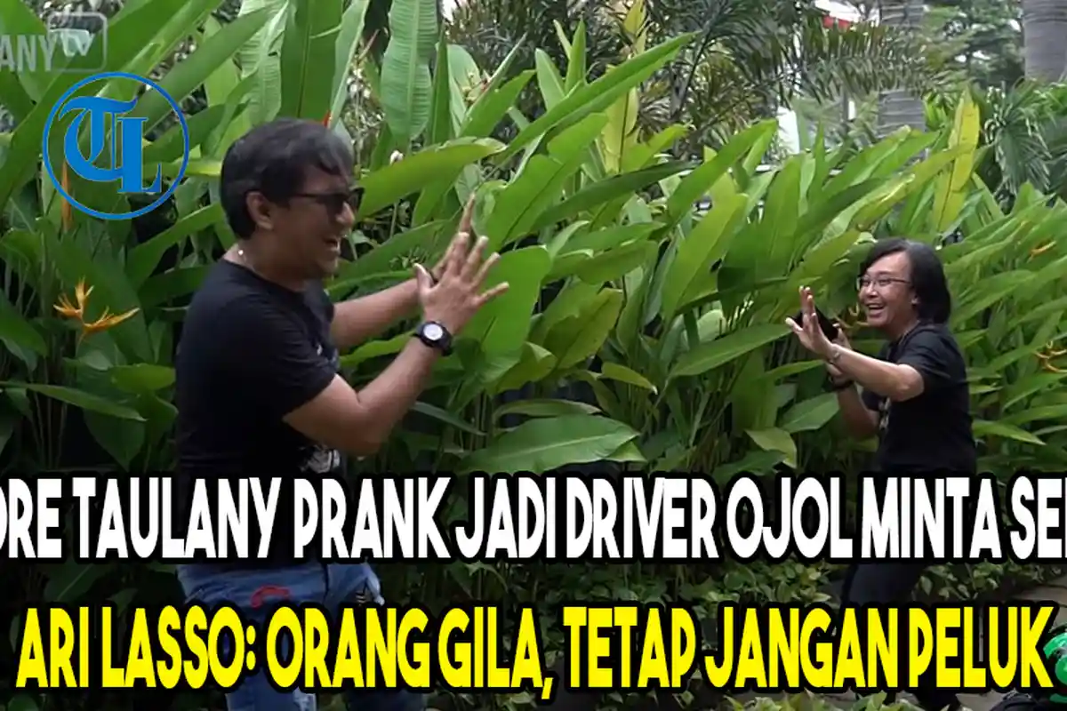 Andre Taulany Prank Jadi Driver Ojol Minta Selfie, Ari Lasso: Orang Gila