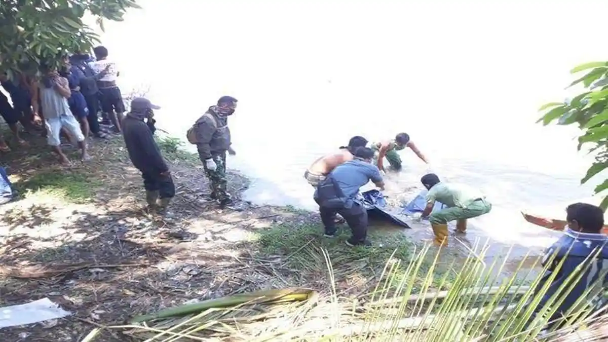 Geger Temuan Mayat Pria Tanpa Busana Mengapung di Sungai Lematang Muaraenim