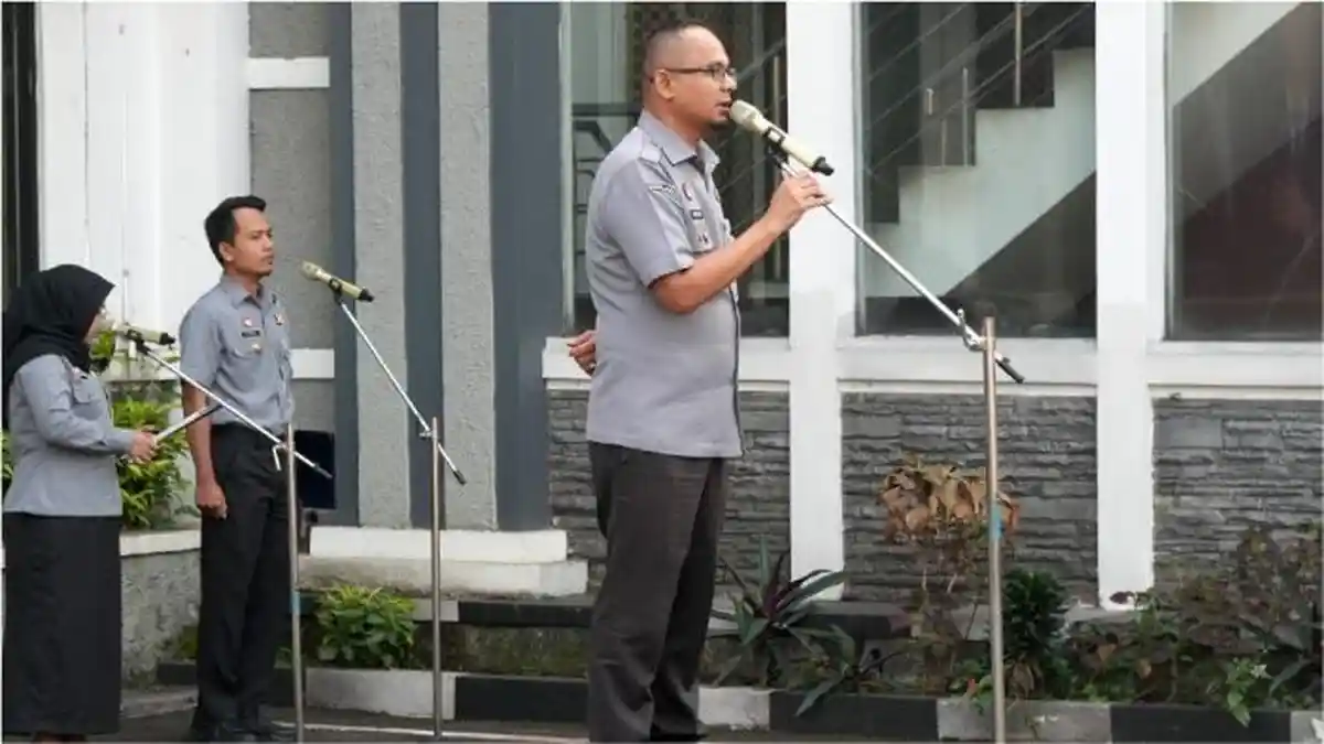 Apel Pagi Bersama Kanwil Kemenkum Jabar Dorong Jajaran Tuntaskan Target Kinerja - Tribunjabar.id