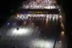 Suasana GT Cikampek Utama pada Malam Puncak Arus Balik