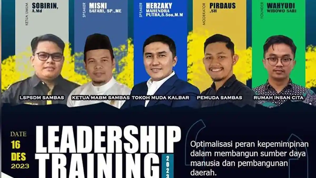 Leadership Training Digelar di Rumah Melayu Sambas, Herzaky Jadi Salah Satu Pembicara Utama