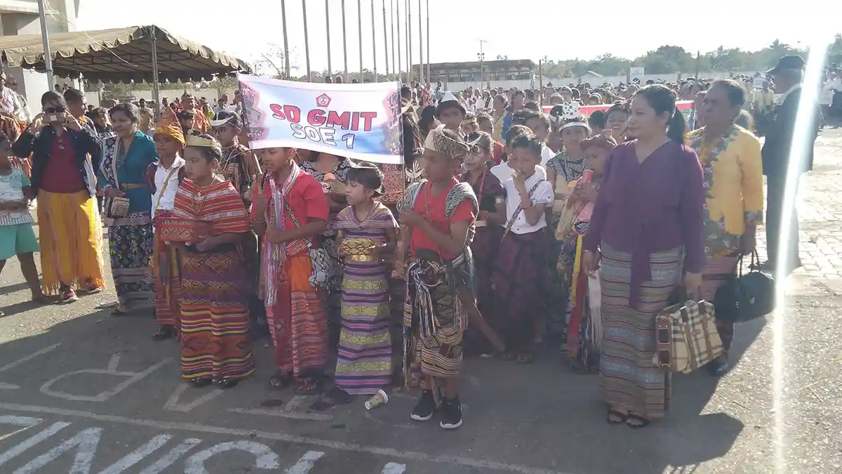 Kabupaten TTS - Lestarikan Budaya, Dinas P dan K Gelar Parade Budaya