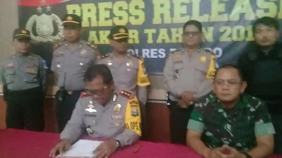 Angka Kriminalitas di Palopo Menurun Selama 2017, Ini Bukti Kapolres