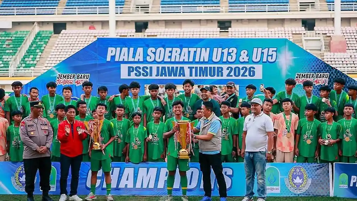 Persebaya Sukses Kawinkan 2 Gelar Juara di Piala Soeratin 2026 Zona Jawa Timur