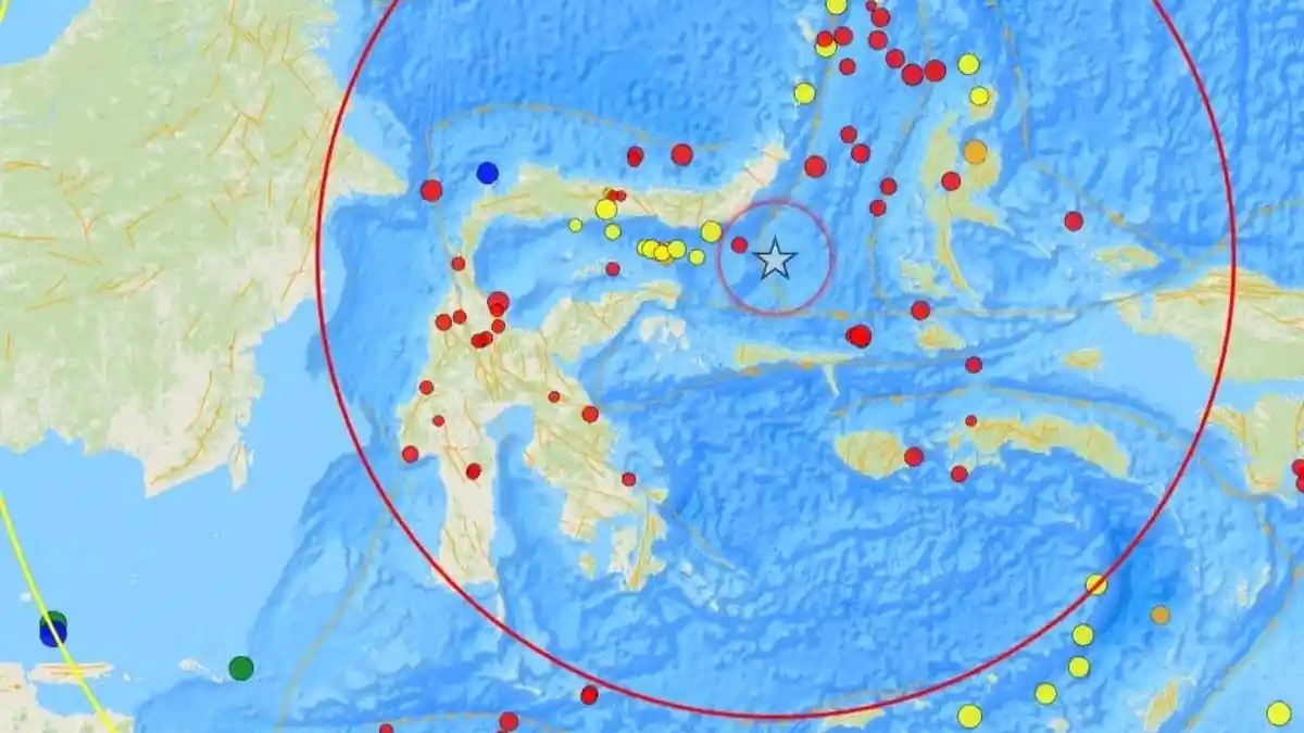 BREAKING NEWS: Gempa Bumi Magnitudo 6.0 di Sulut, Jumat 4 Agustus 2023: Terasa Sampai Gorontalo