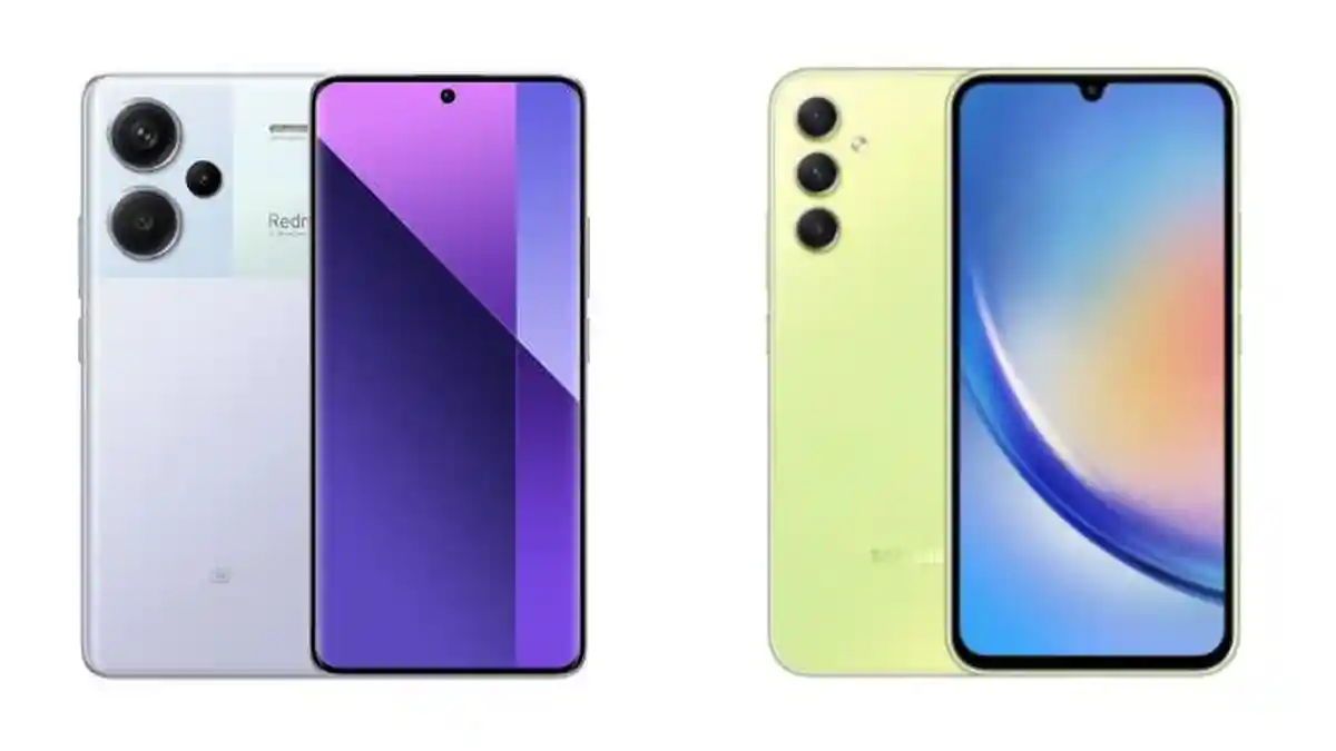Perbandingan Spek dan Harga HP Xiaomi Redmi Note 13 Pro Plus 5G dengan Samsung Galaxy A34 5G