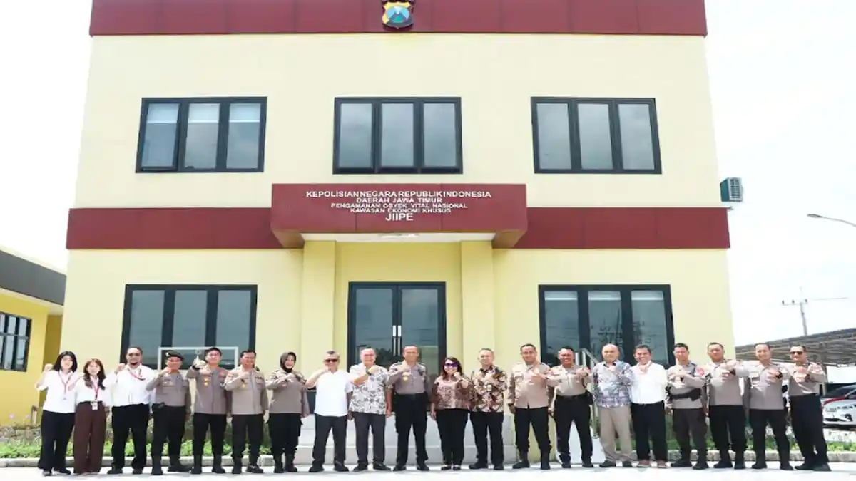 Kantor Kepolisian Khusus Kawasan Resmi Diserahterimakan oleh KEK Gresik JIIPE