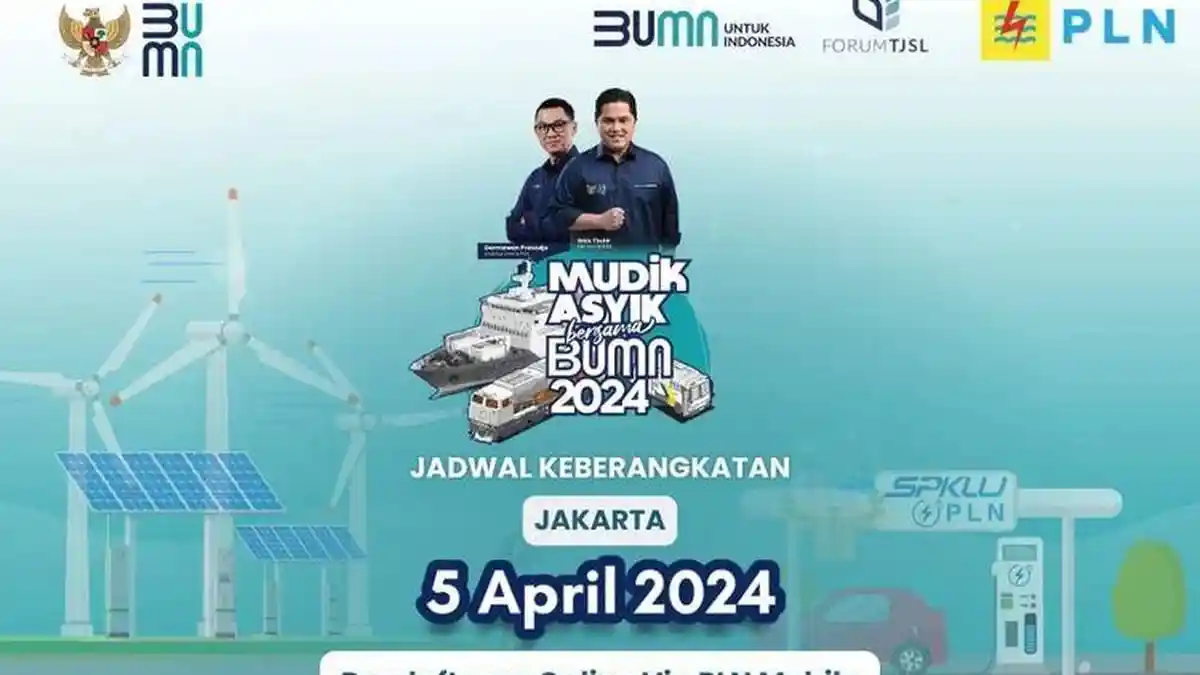 Jadwal Mudik Gratis PLN Lebaran 2024, Simak Cara Daftar, Syarat dan Rute Akses Aplikasi PLN Mobile