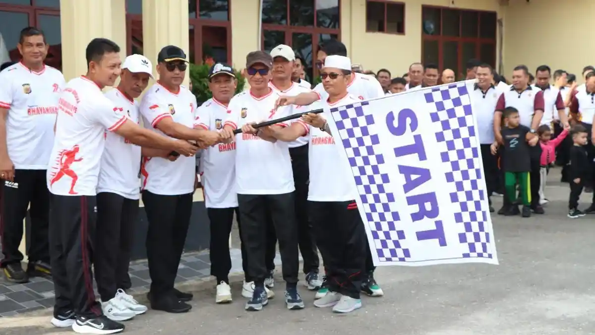 Polres Aceh Singkil Deklarasi Keselamatan Berlalu Lintas 