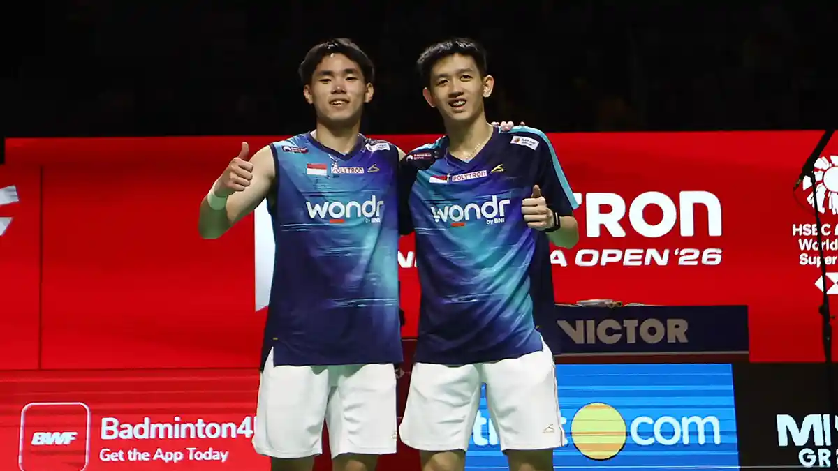 Jadwal Semifinal Polytron Indonesia Open 2026: Juara Bertahan Dominan, Sabar/Reza vs Raymond/Joaquin