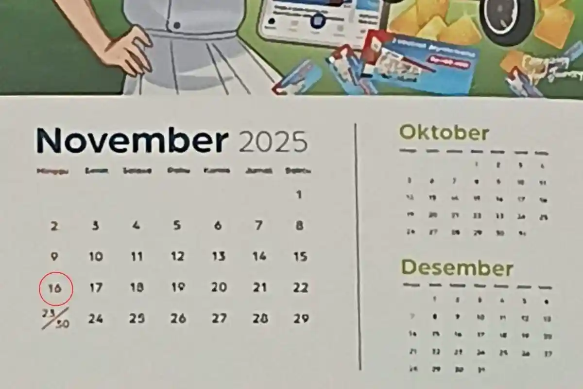 Masih Ada 2 Tanggal Merah dan 6 Hari Besar Nasional Setelah 16 November 2025, Cek Kalender