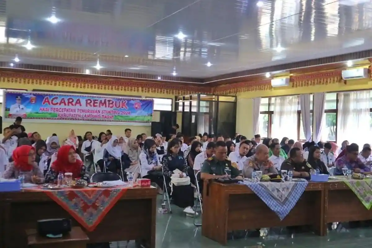 Targetkan Penurunan Angka Stunting, Pj Bupati Lampung Barat Ajak Semua Pihak Ikut Terlibat