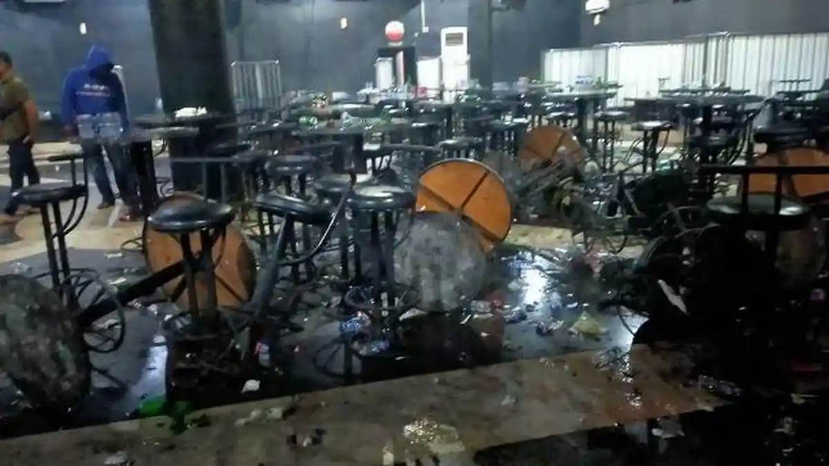 MEMANAS, Dua Kafe Diduga Sarang Narkoba di Binjai Dibakar, Disinyalir Karena Persaingan Usaha