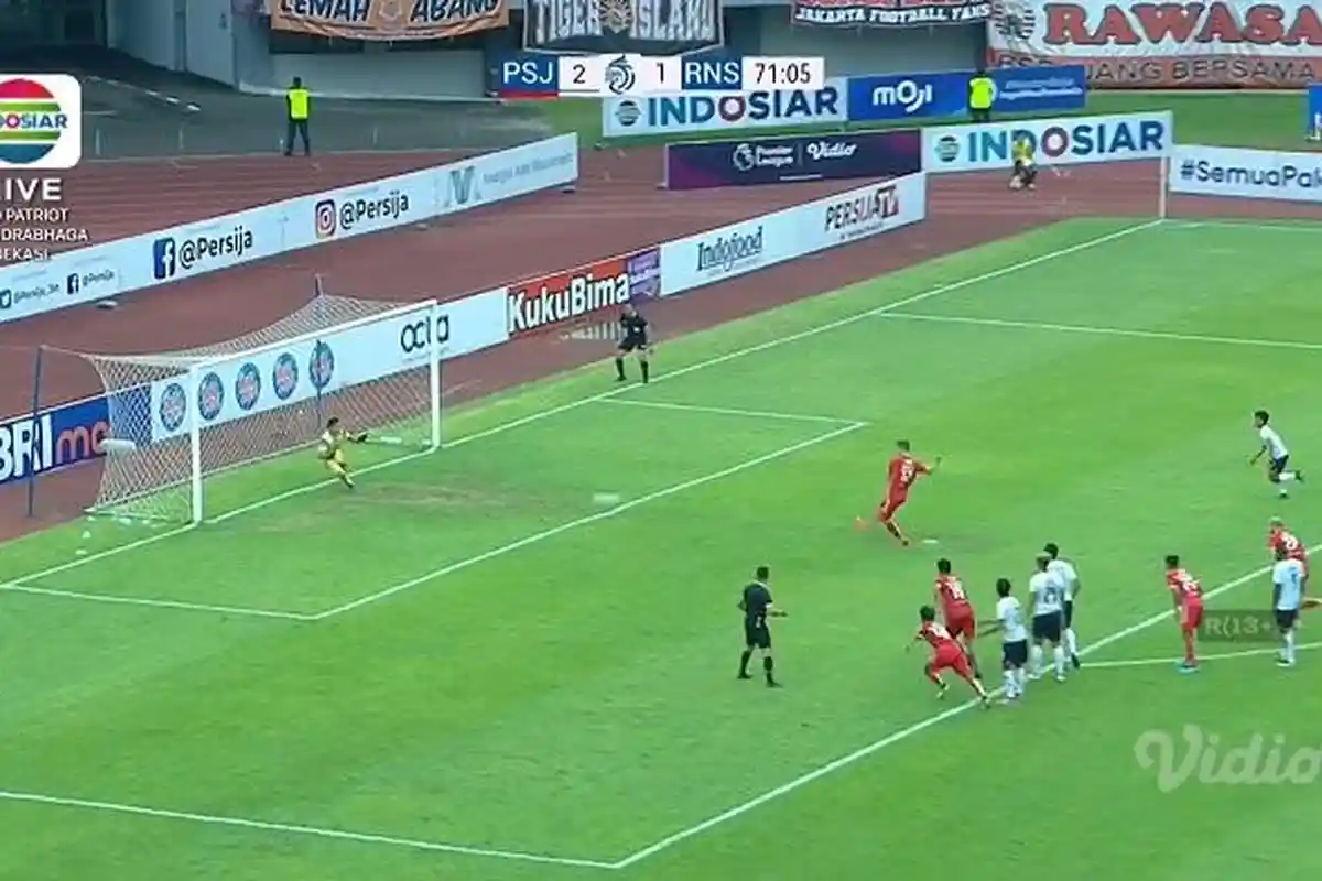 Livescore Persija vs RANS di Babak II : Gosok 'Voucher Penalti' Dua Kali Macan Kemayoran Unggul 3-1